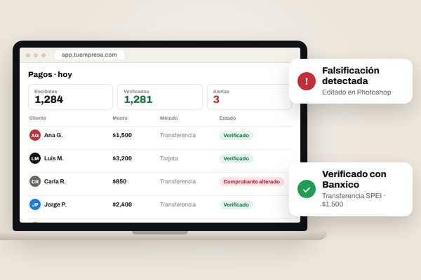 Pantalla ilustrativa: E-commerce con cobro propio y antifraude