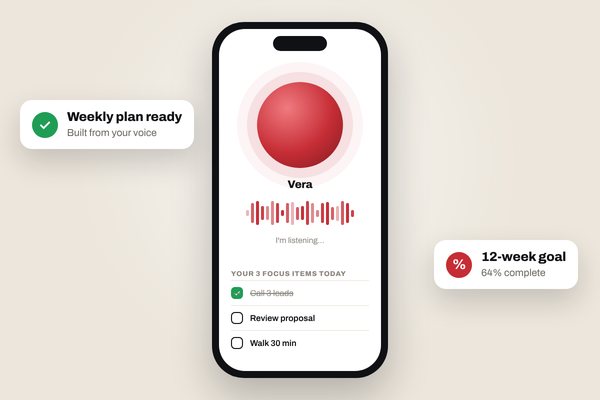 Illustrative screen: High-performance personal assistant